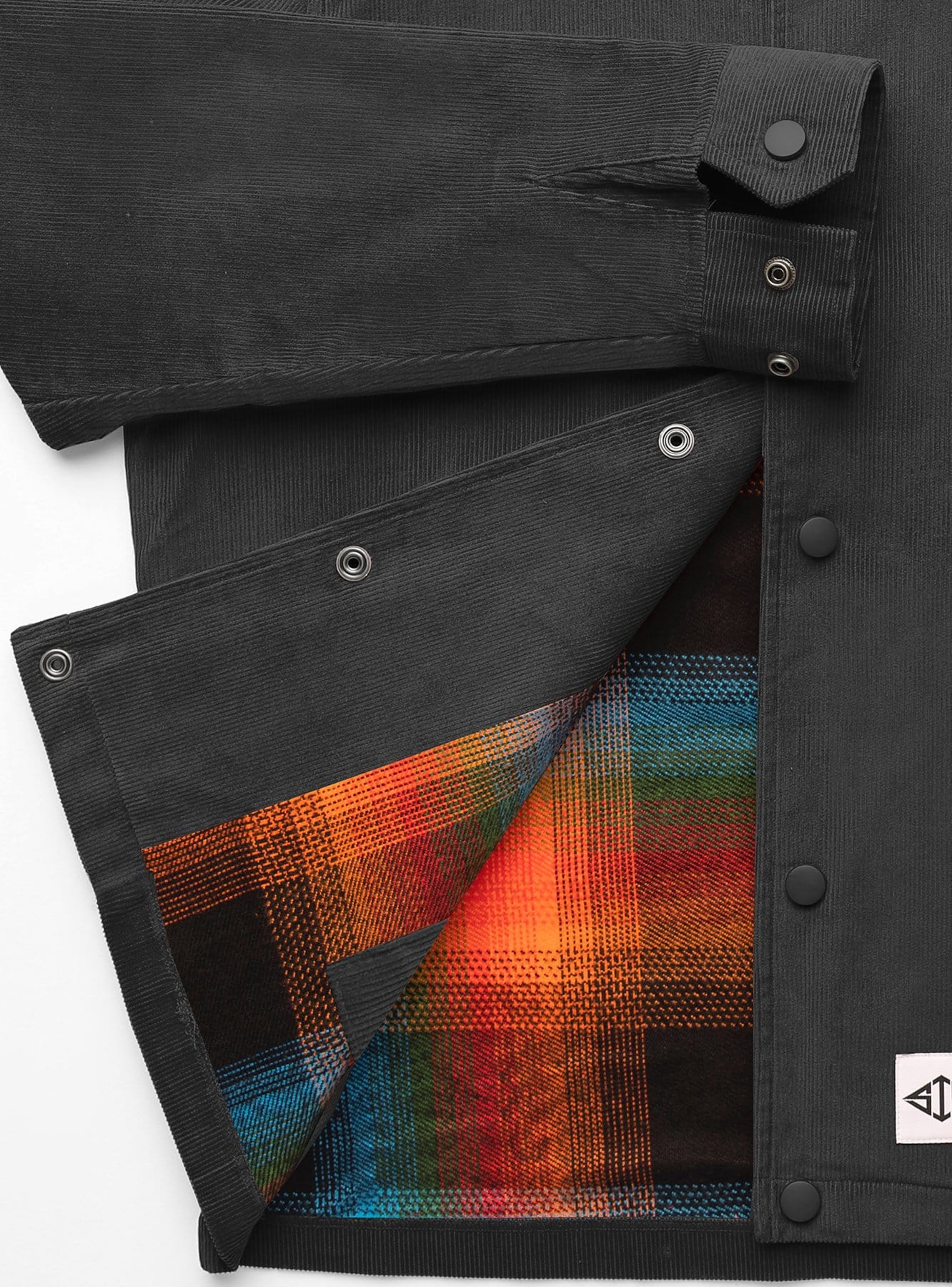Liner Black Corduroy Jacket | Signature innovation Group