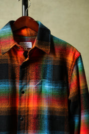 Flannel Shirt Jacket Color Burst